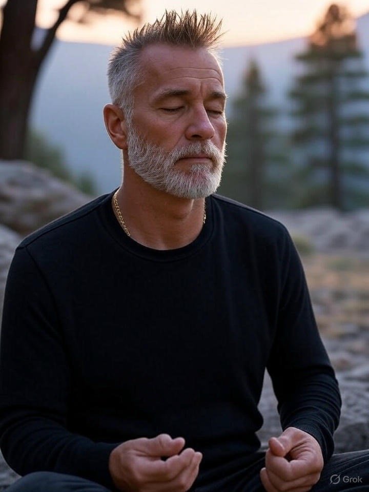 Rodney Zanin em meditação